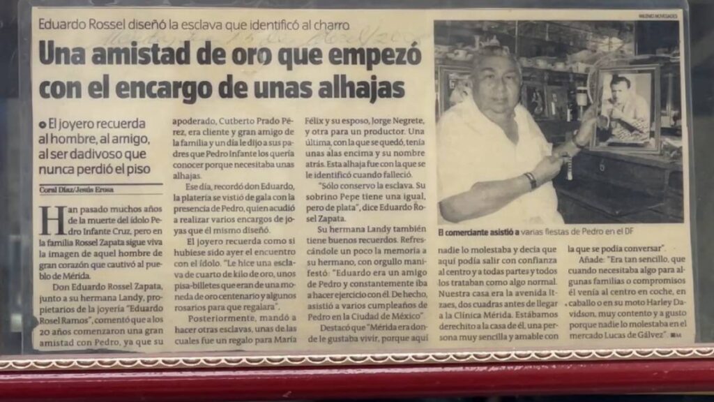 Además de su esclava, Pedro Infante encargó otras alhajas.