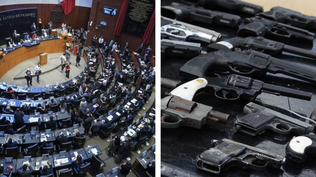 Senado aprueba reforma que refuerza el control de armas, explosivos y pirotecnia; Sedena tendrá registro exclusivo y se prohíbe el envío por paquetería.