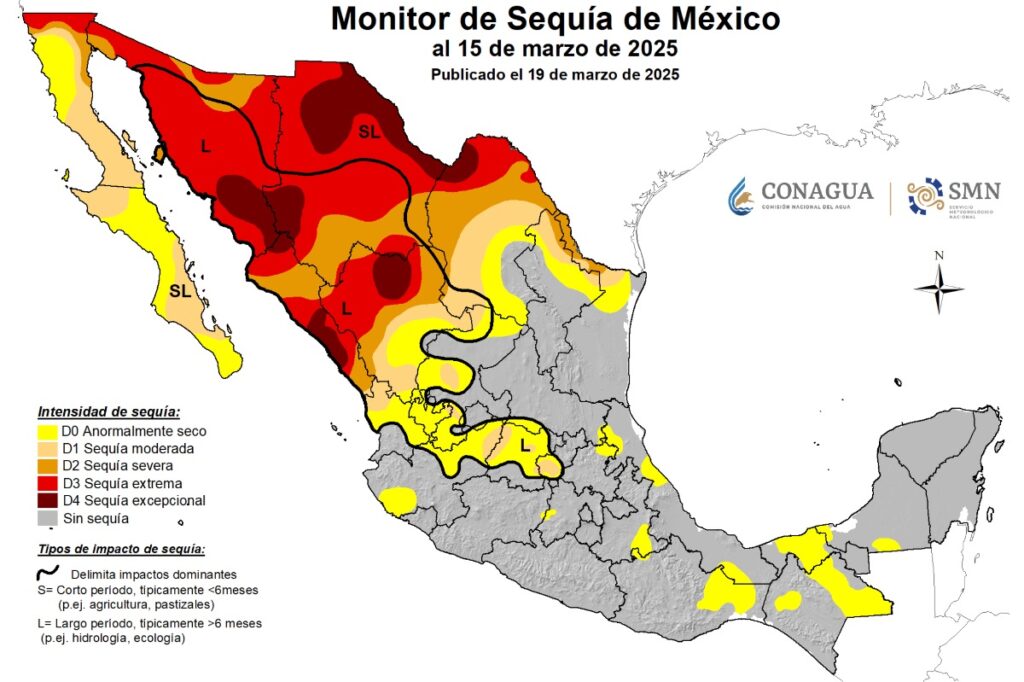 Cada vez menos agua disponible en México, alerta UNAM: zonas afectadas por la sequía extrema