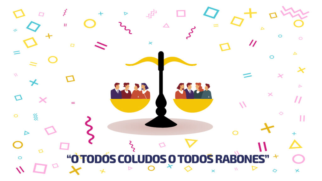 O todos coludos o todos rabones es un viejo refrán. Foto: Shutterstock