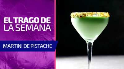 martini de pistache