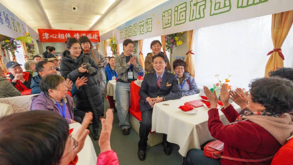 tren como hotel en China