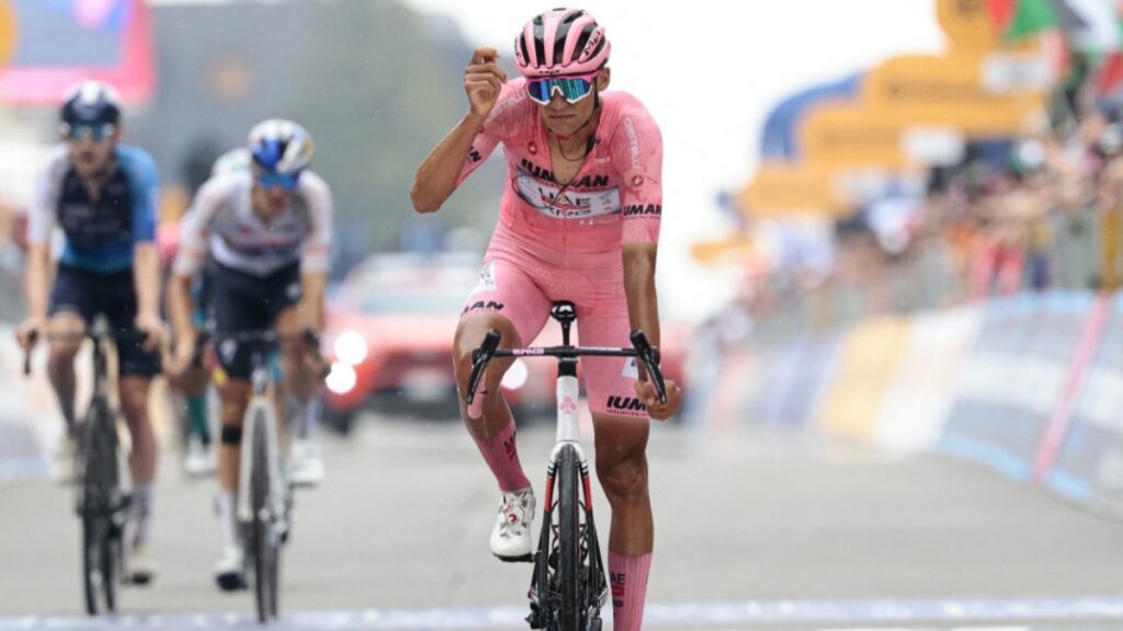Isaac del Toro, segundo lugar del Giro de Italia 2025