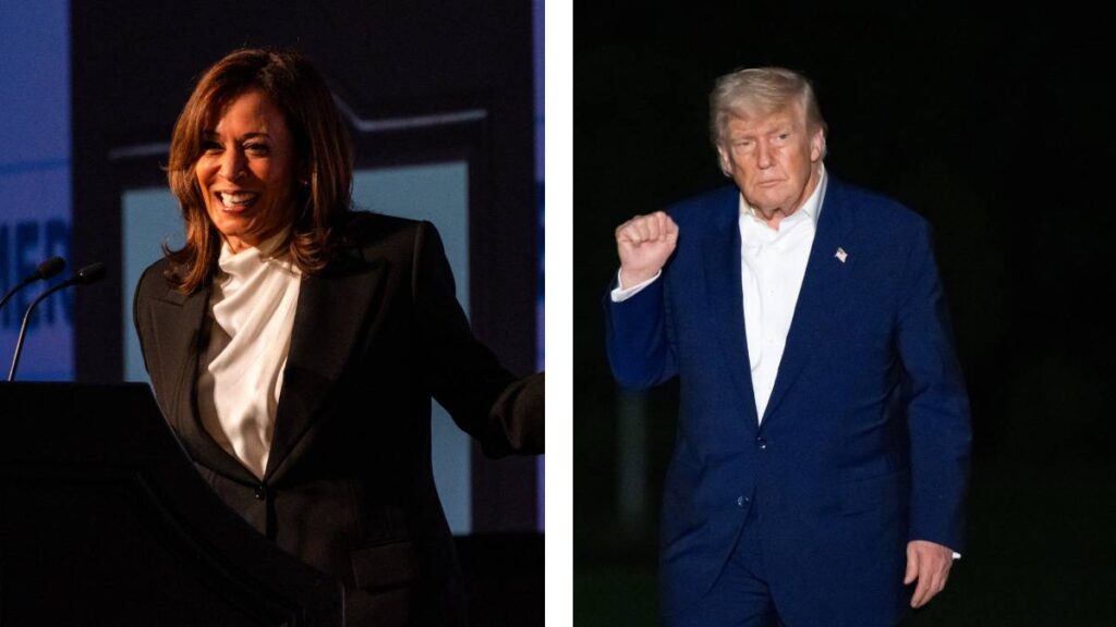 Donald Trump Kamala Harris