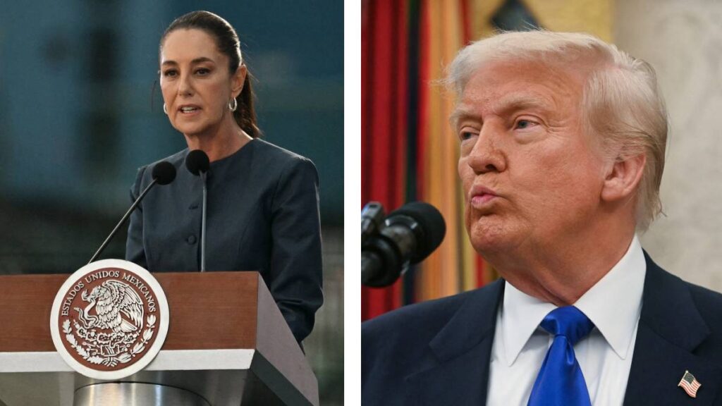 Claudia Sheinbaum y Donald Trump