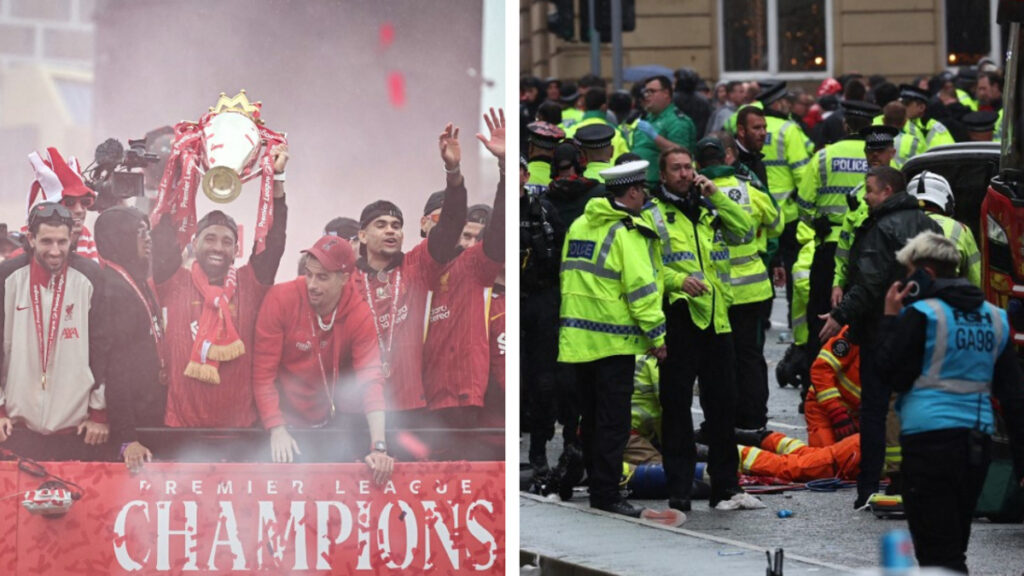 Liverpool FC lamentó el incidente durante festejos