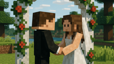 ¡No es juego! La gente se casa en Minecraft y Roblox