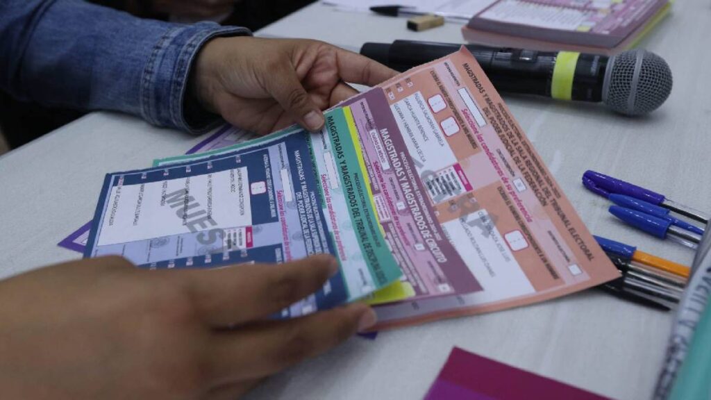 boletas electorales para elección judicial