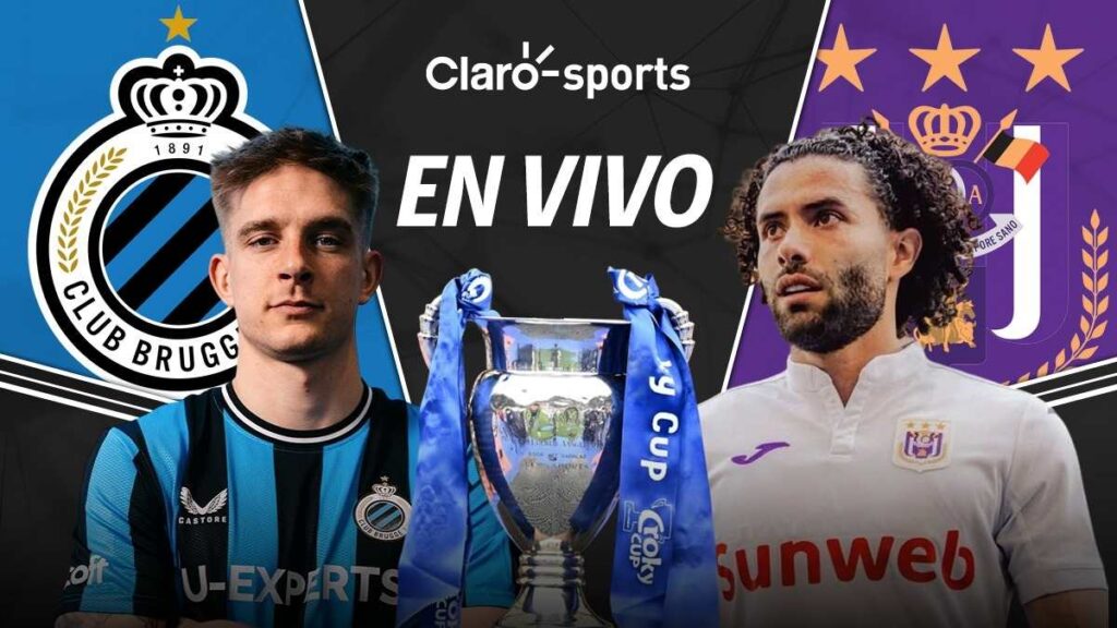 Brujas vs Anderlecht, en vivo: Sigue al Chino Huerta en la final de la Copa de Bélgica