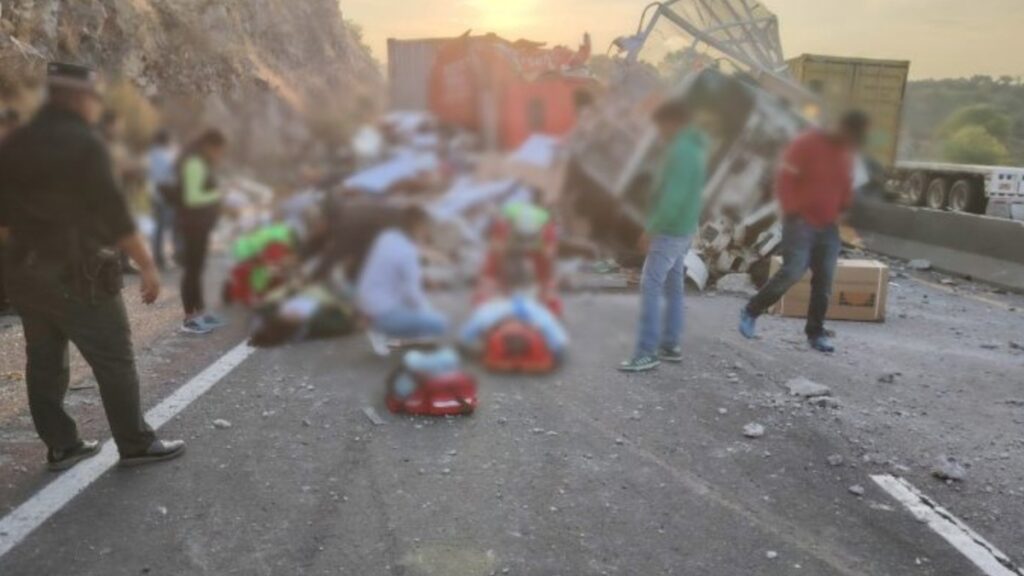 ¡Caos vial en el Arco Norte! Accidente provoca cierre en Tula; piden usar vías alternas