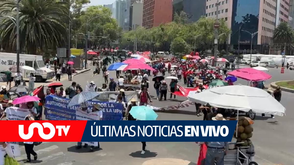 Marcha de maestros de la CNTE en vivo: ruta, calles cerradas y últimas noticias en directo