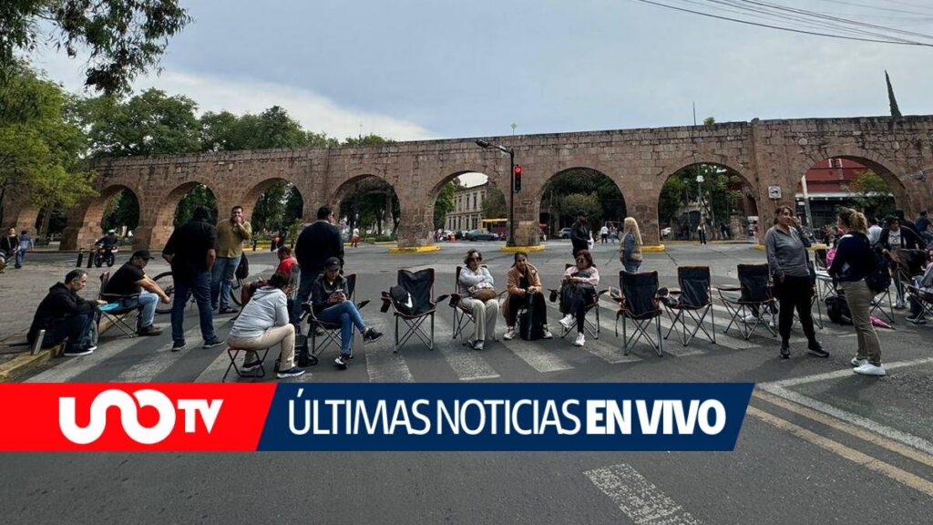 CNTE y sindicatos bloquean calles de Morelia, Michoacán; sigue las protestas minuto a minuto y consulta vías alternas