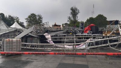 Colapso del escenario en GAM: así fue el momento