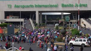 Pese a bloqueo de CNTE, más del 92% de pasajeros del AICM lograron tomar sus vuelos
