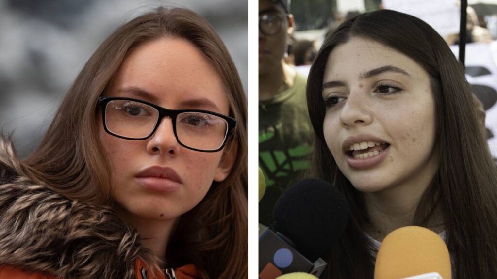 Daniela Parra y Alexa Hoffman