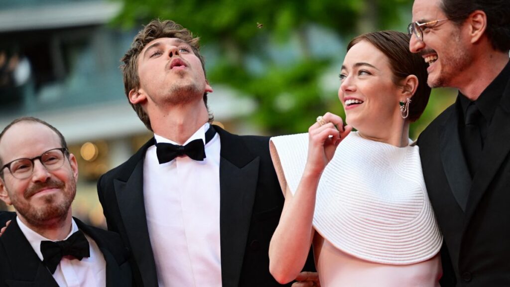 Emma Stone, Pedro Pascal y Austin Butler en Cannes.