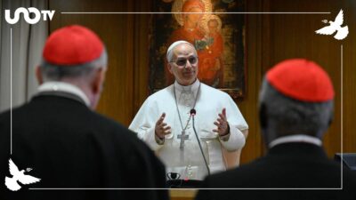Papa León XIV explica el lema que sigue en la iglesia
