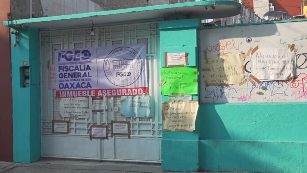 Exigen justicia por niñas quemadas en campamento del Día del Niño en Oaxaca