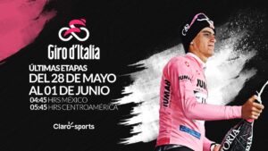 Claro Sports transmitirá en vivo la actuación de Isaac del Toro en el Giro de Italia 2025