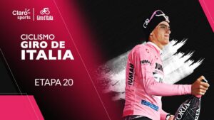 Transmisión Giro de Italia 2025 en vivo: Resultado de Isaac del Toro y posiciones Etapa 20