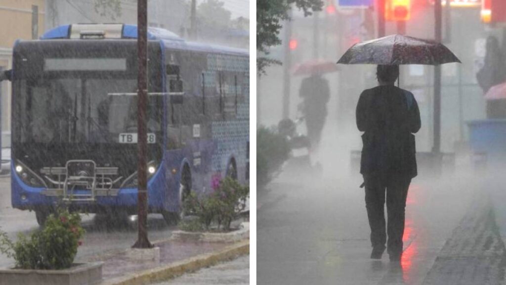 Lluvias cambian clima en CDMX