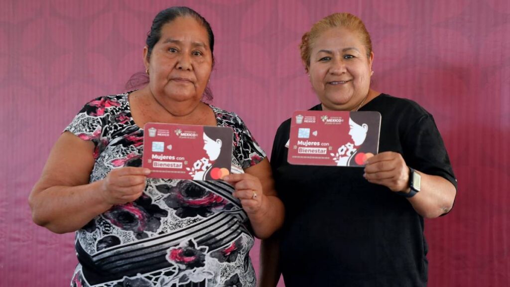Beneficiarias de Mujeres con Bienestar Edomex.