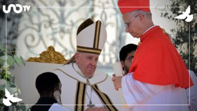 Bergoglio y el actual papa León XIV tuvieron varios encuentros. AFP