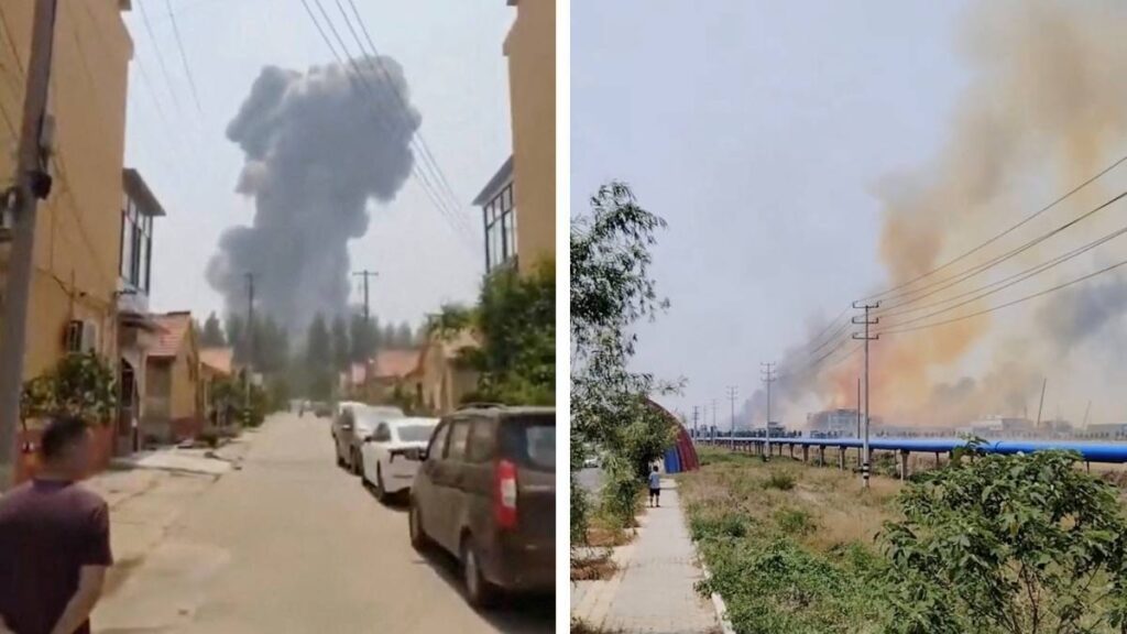 Explosión en planta química de China deja al menos cinco muertos y seis desaparecidos