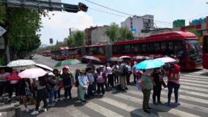 CNTE mantiene bloqueos estratégicos en CDMX a una semana de iniciar plantón