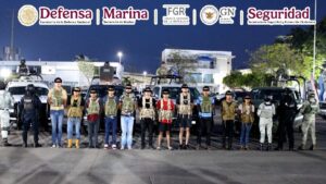 Caen 12 en Tabasco por delitos contra la salud y posesión de armas; 5 son extranjeros