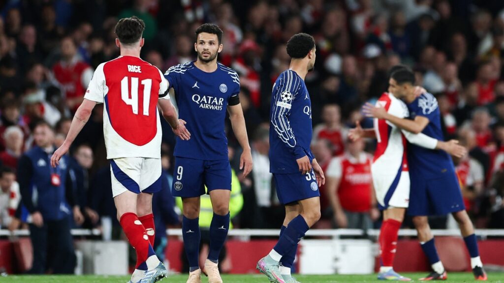 PSG y Arsenal se enfrentan en la vuelta de las semifinales de la Champions League.