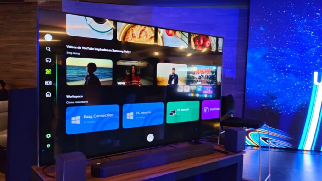 La nueva pantalla con IA, karaoke y traducción de Samsung