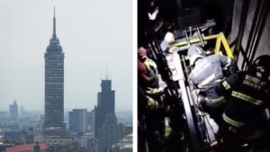 ¡Más de 2 horas atrapados! Video y fotos del rescate de 12 personas en elevador de la Torre Latino