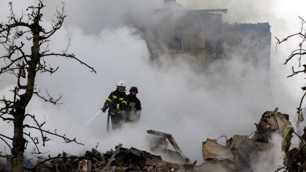 Ucrania fue bombardeada por Rusia