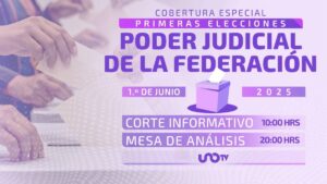 Cobertura especial de Uno TV por elecciones del Poder Judicial este 1 de junio