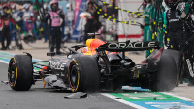 GP de Miami: Verstappen, Leclerc y Alonso protagonizan choques en carrera sprint