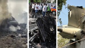 Impactantes videos: avión cae en India con 242 a bordo