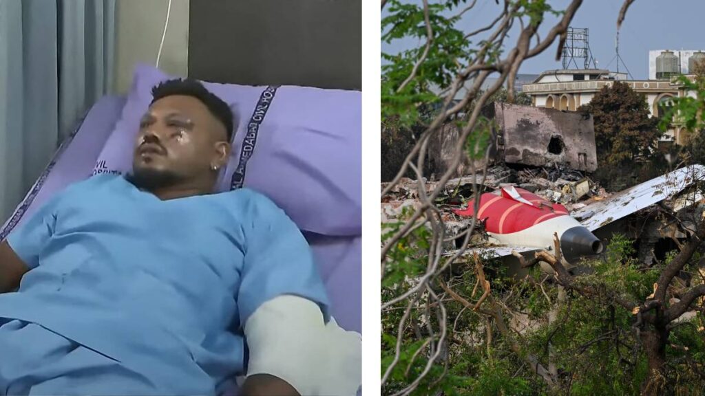 Único sobreviviente del accidente de Air India.