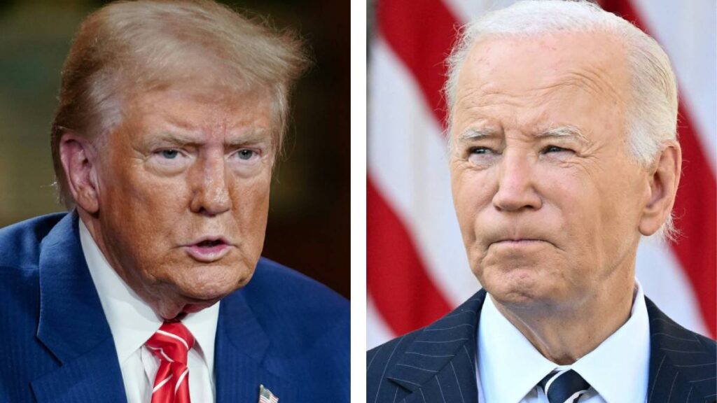 Joe Biden y Donald Trump
