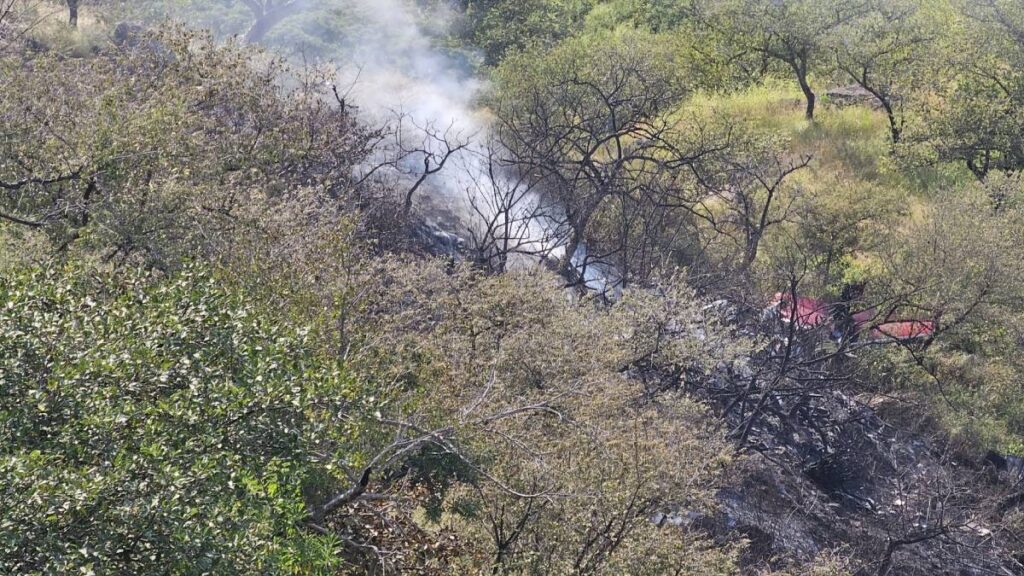 Cae avioneta en Chiapas.
