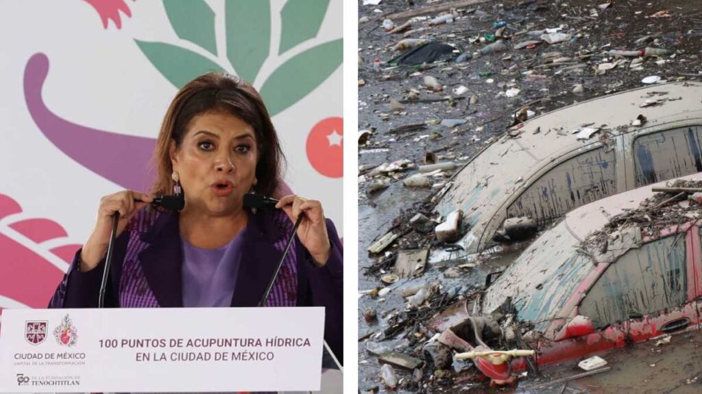 Clara Brugada advirtió sobre basura en drenajes ante lluvias