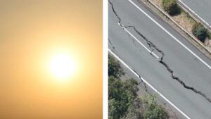 Video: automóvil sale disparado en carretera a consecuencia del calor extremo en Misuri