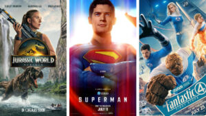 Cartelera de julio 2025: “Jurassic World”, “Los 4 Fantásticos” y “Superman” lideran un mes histórico