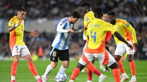 Colombia empata con Argentina y pospone su clasificación al Mundial del 2026