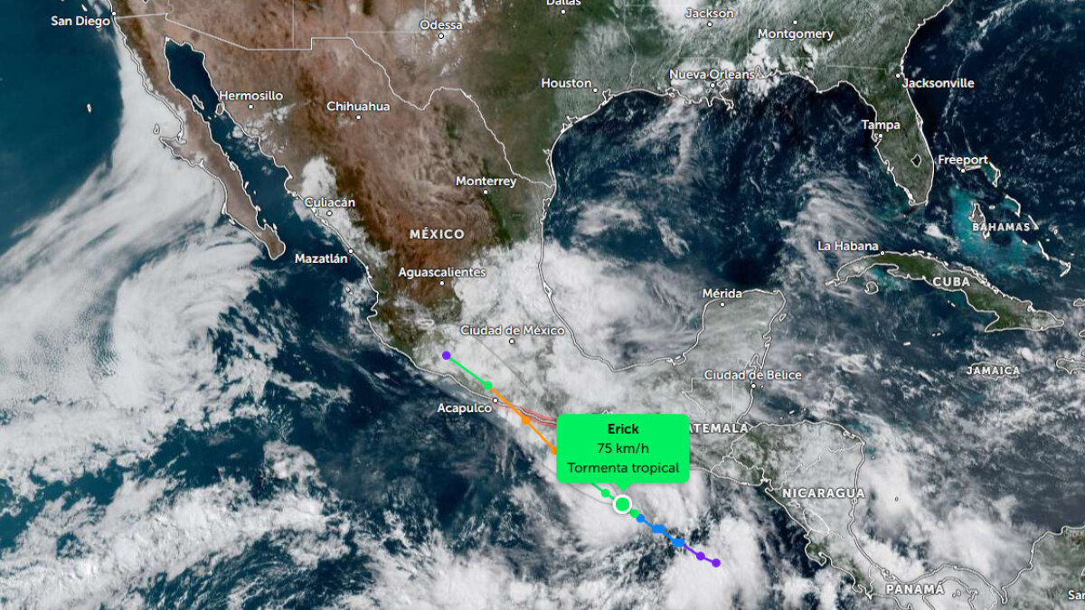 Tormenta tropical Erick: apps y mapas para seguir su trayectoria en tiempo  real - UnoTV