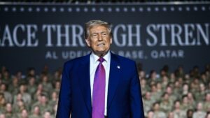 Trump califica de “muy débil” el ataque de Irán a base estadounidense