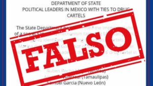 Embajada de EU desmiente documento falso que liga a políticos mexicanos con el narco