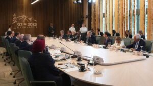 Sheinbaum propone en el G7 una Cumbre Mundial por el Bienestar Económico