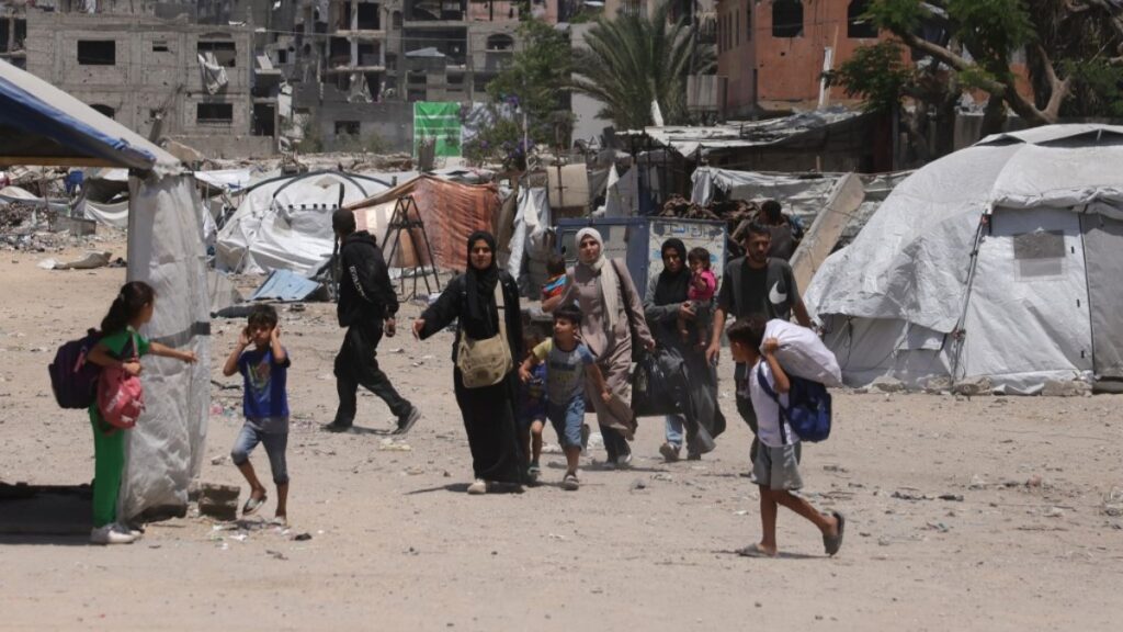 Más de 30 muertos por tiroteo israelí en Gaza. Foto: AFP
