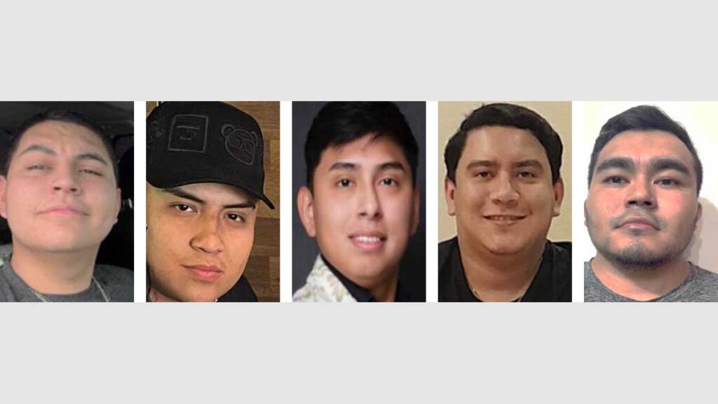 Integrantes del grupo Los Juniors.